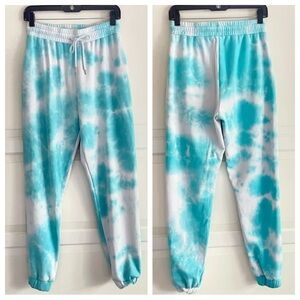 Tiger Mist blue white tie dye joggers sweatpants 37954